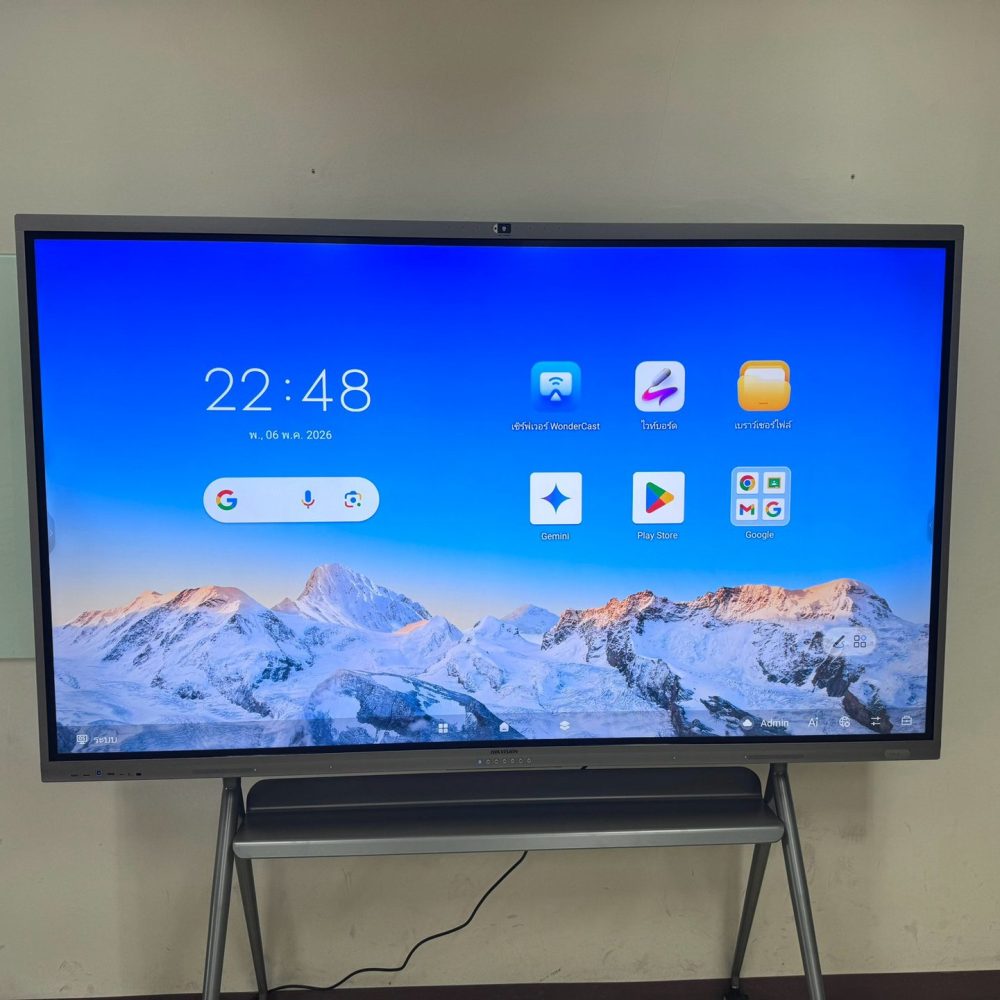 จอ Hikvision Interactive 86 นิ้ว ที่ KMUTNB